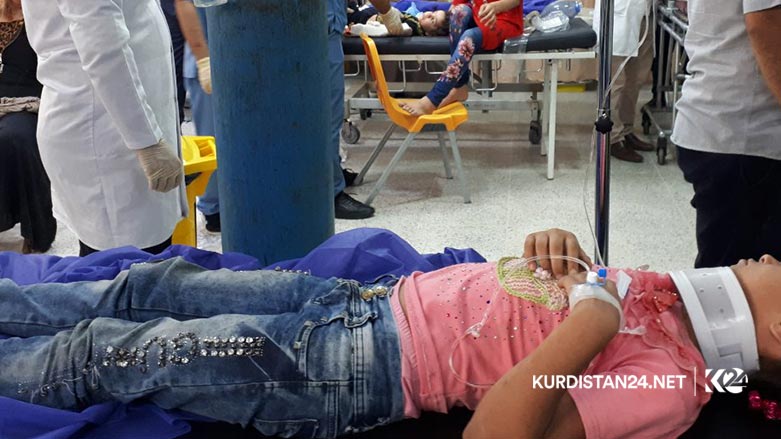 A mini bus carrying two Iraqi tourist families drove off a mountainous road in the Kurdistan Region, killing and injured tens of people  Aug. 30, 2019. (Photo: Kurdistan 24/Karwan Yara)